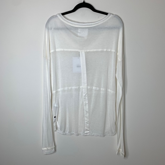 Revolve One Teaspoon Soho Fine Wool Grandpa Top Long Sleeves Ivory Size XXS - Picture 13 of 16